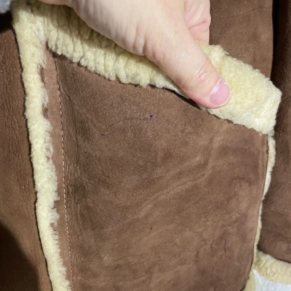 Hastings Shearling Coat Size 40 - Picture 15 of 16